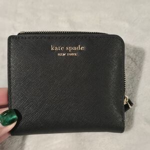 Kate Spade Black Compact Wallet